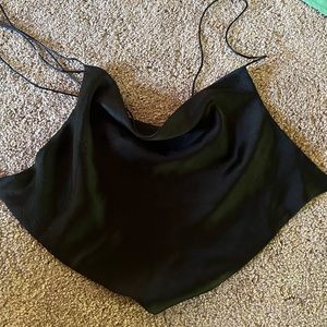 Princess Polly Black Cowl Neck